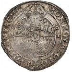Ján II Kazimír, Ort 1652, Poznaň, štít OWAL - RARE / ILUSTROVANÉ