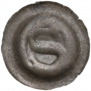 Siemowit III, Kujawy, brakteat, veľké písmeno S - zriedkavé