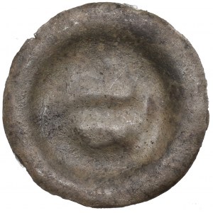 Siemowit III, Kujawy, brakteat, duża litera S - rzadki