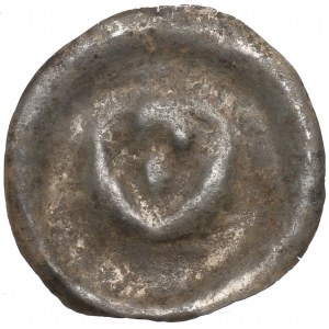 Schlesien, Zisterzienserabtei, 14. Jahrhundert Armreif, romanischer Buchstabe A - selten