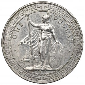 United Kingdom, 1 dollar 1911 (British Trade Dollar)