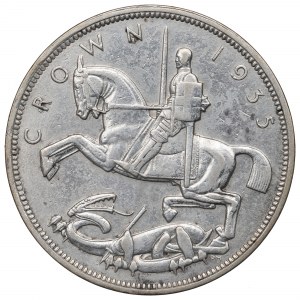 UK, 1 crown 1935