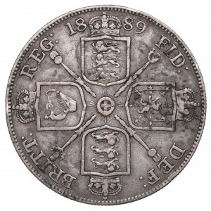 England, 2 Florin 1889