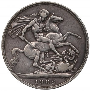 UK, 1 crown 1902