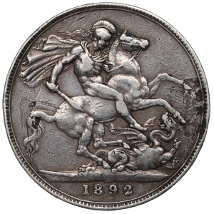 England, Krone 1892