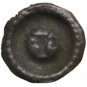 Neurčený okres, náramok z 13./14. storočia, hlava barana/kozy v radiálnom obkolesení