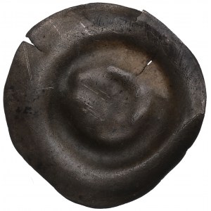 Západné Pomoransko, Štetín, brakteát z 13. storočia, hlava gryfa vľavo - vzácne