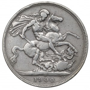 UK, 1 crown 1900