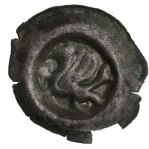 Ostpommern, Sambor II Tczewski (1217-1278), Brakteat, geradschwänziger Greif - selten