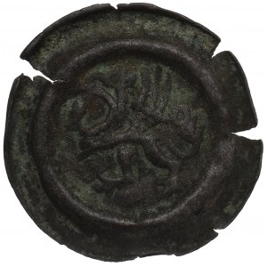 Pomorze Wschodnie, Sambor II Tczewski (1217-1278), brakteat, gryf - rzadki