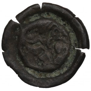 Ostpommern, Sambor II Tczewski (1217-1278), Brakteat, Greif - selten