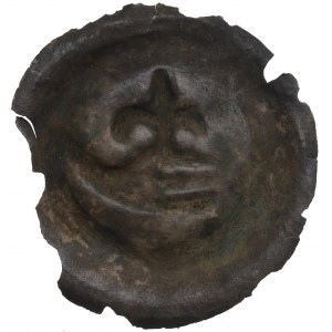 Východní Pomořansko, Swietopełk II Veliký (1220-1266), brakteát, ruka s lilií - vzácné