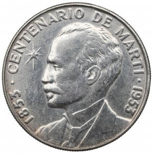 Kuba, 1 peso 1953 José Martí