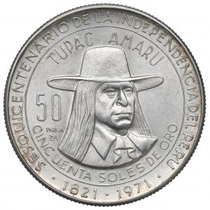 Peru, 50 zlatých solí 1971