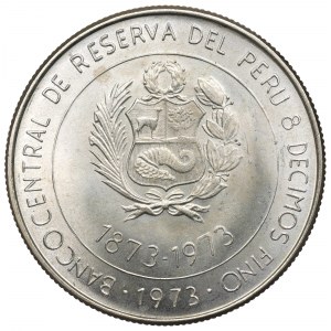 Peru, 100 sol 1873