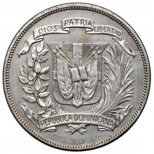 Dominicana, 1 peso 1955