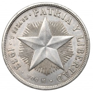 Cuba, 1 peso 1933
