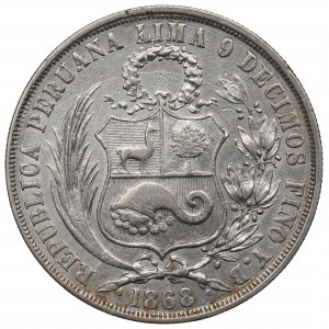 Peru, 1 sol 1868