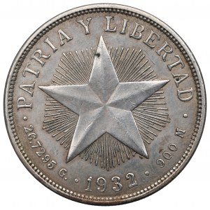 Cuba, 1 peso 1932