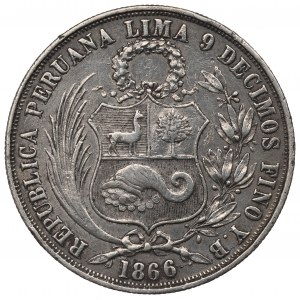 Peru, 1 Sol 1866