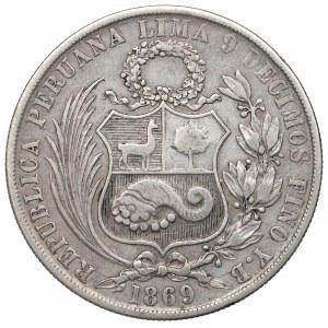 Peru, 1 Sol 1869