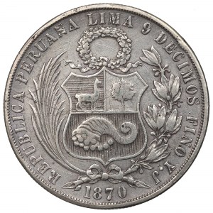 Peru, 1 sol 1870