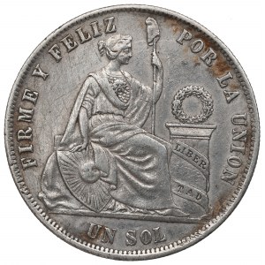 Peru, 1 sol 1872