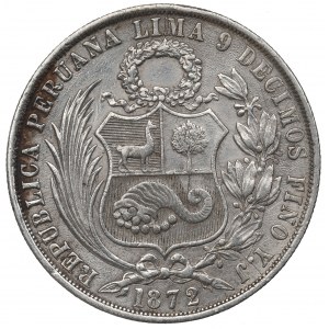Peru, 1 sol 1872