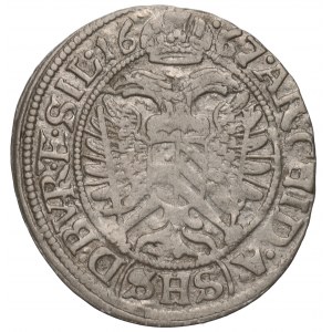 Schlesien under Habsburgs, Leopold I, 3 kreuzer 1667, Breslau