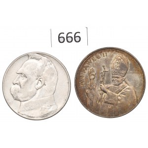 II RP a PRL, sada strieborných mincí