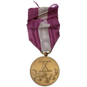 II RP, Medaile za dlouholetou službu X let - mincovna