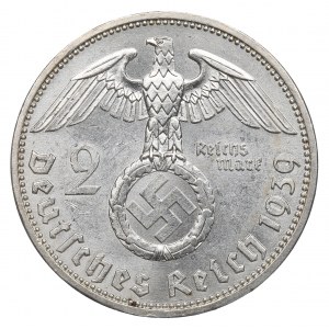 III Reich, 2 mark 1939 Hindenburg A