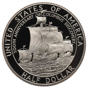 USA, 1/2 dolaru 1992