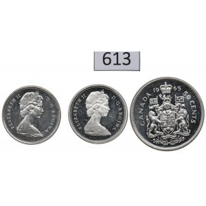 Kanada, Kursmünzensatz 25-50 Cents