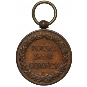 II RP, miniatura Medal Polska swemu obrońcy - za wojnę 1918-1921
