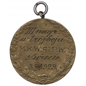 II RP, Medal nagrodowy M.K.W.F.i.P.W Świecie 1929