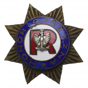 II RP, Miniatura odznaki Związku Rezerwistów, wz.1927
