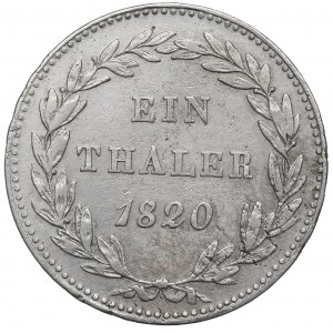 Německo, Hessen-Kassel, Thaler 1820