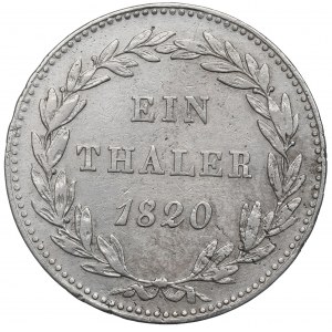 Nemecko, Hessen-Kassel, Thaler 1820