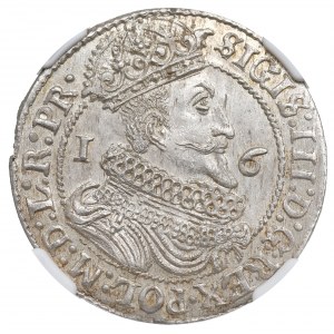 Sigismund III, 18 groschen 1625, Danzig - NGC MS65