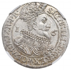 Sigismund III, 18 groschen 1625, Danzig - NGC MS65