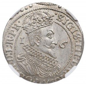 Sigismund III Vasa, Ort 1623/4, Danzig - PR NGC MS65