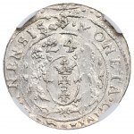 Sigismund III, 18 groschen 1623/4, Danzig - NGC MS65