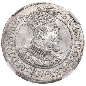 Žigmund III Vasa, Ort 1618, Gdansk - NGC MS64