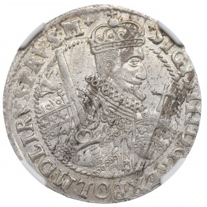 Sigismund III, 18 groschen 1622, Bromberg - NGC MS63