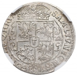 Sigismund III, 18 groschen 1622, Bromberg - NGC MS63