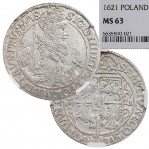 Sigismund III. Vasa, Ort 1621, Bromberg (Bydgoszcz) - PRVS MAS NGC MS63