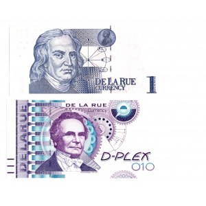 Thomas De La Rue, TestNote - Zestaw dwóch banknotów