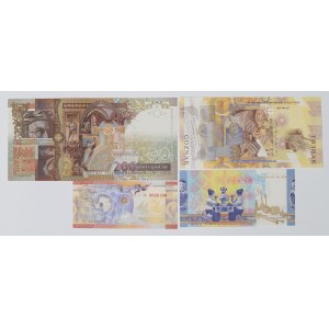 Zestaw banknotów drukarni GOZNAK