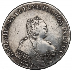 Rusko, Alžbeta, rubľ 1744